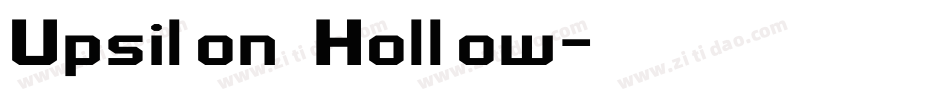 Upsilon Hollow字体转换